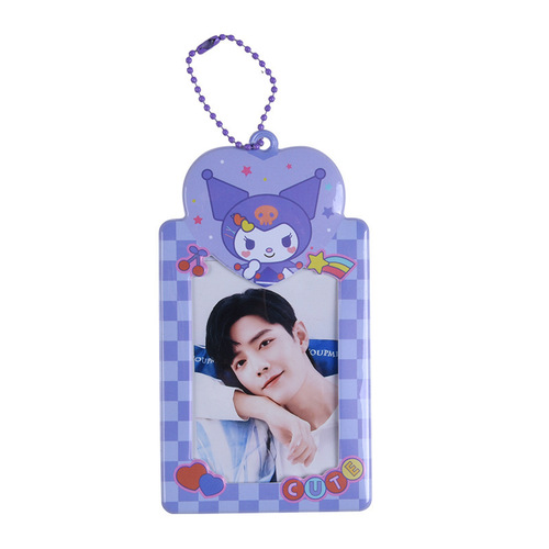 Cartoon student bus card holder idol card protective cover Melody Kuromi ID protective cover