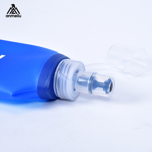 Amer Road Outdoor Sports Collapsible Soft Water Bottle TPU Water Bag Marathon Running Hydration Equipment Food Grade