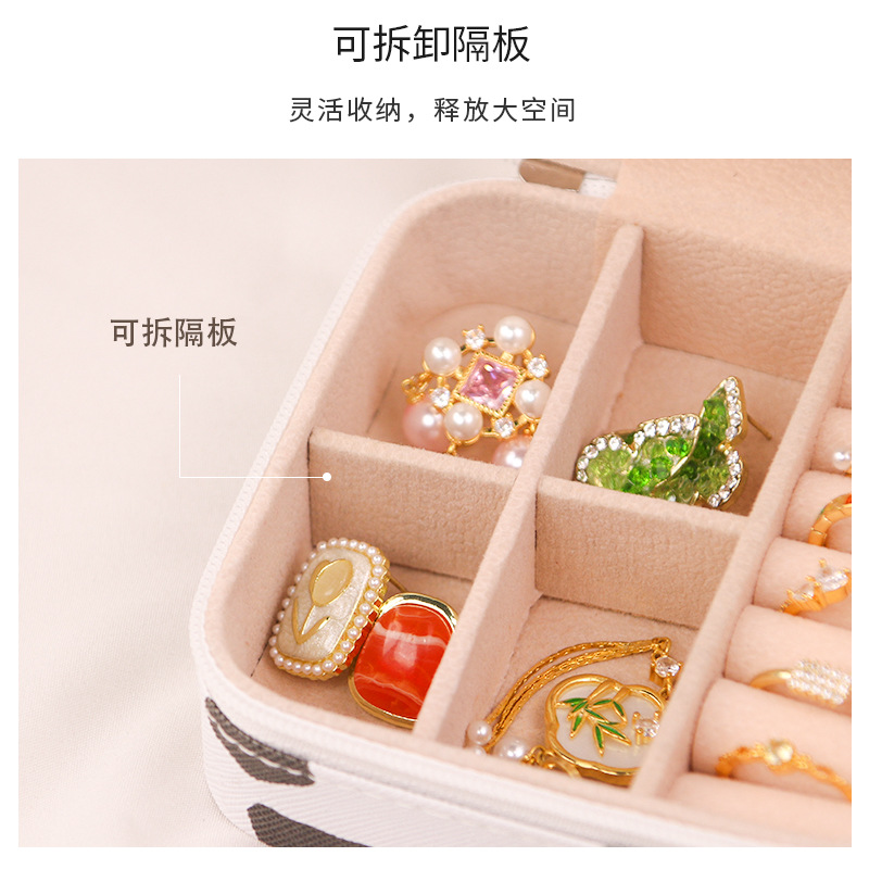 Golden jewelry, handheld storage system, organizer bag, pack, hair accessory, Birthday gift 2