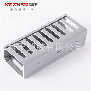 Trunking PVC wiring duct gray plastic wiring duct coarse tooth power distribution cabinet electric box open installation industrial flame retardant wiring duct