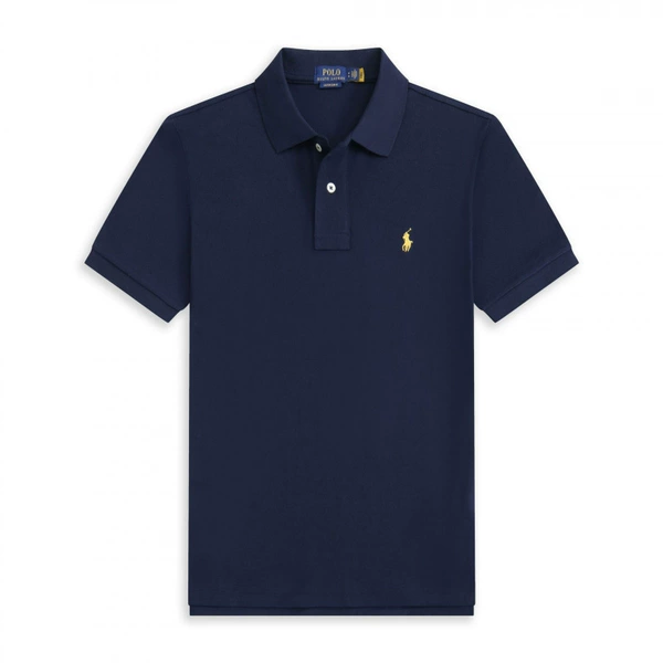 Navy POLO yellow label