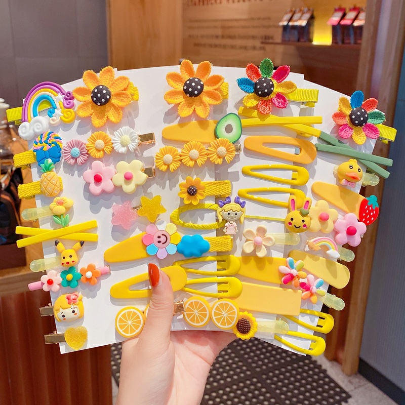 14-piece set of hair clips for children