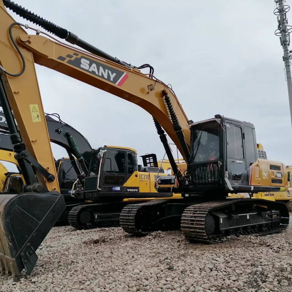 Exportación doméstica de 20 toneladas en el extranjero de segunda mano Sany 215 205 235 285 excavadora