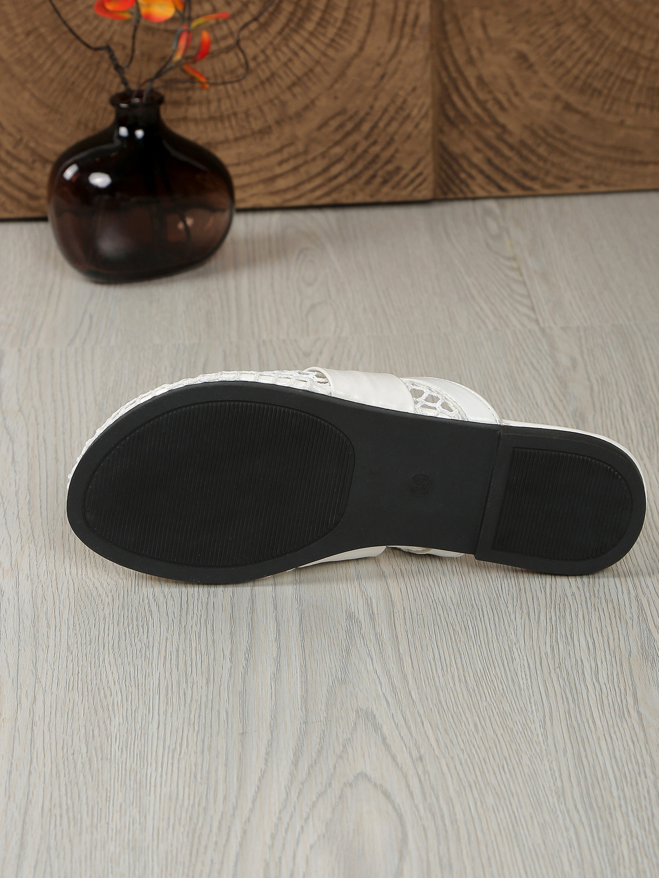 Damen Mesh Slipper Mit Flacher Sohle Für Den Sommer Im Freien_voghion.com