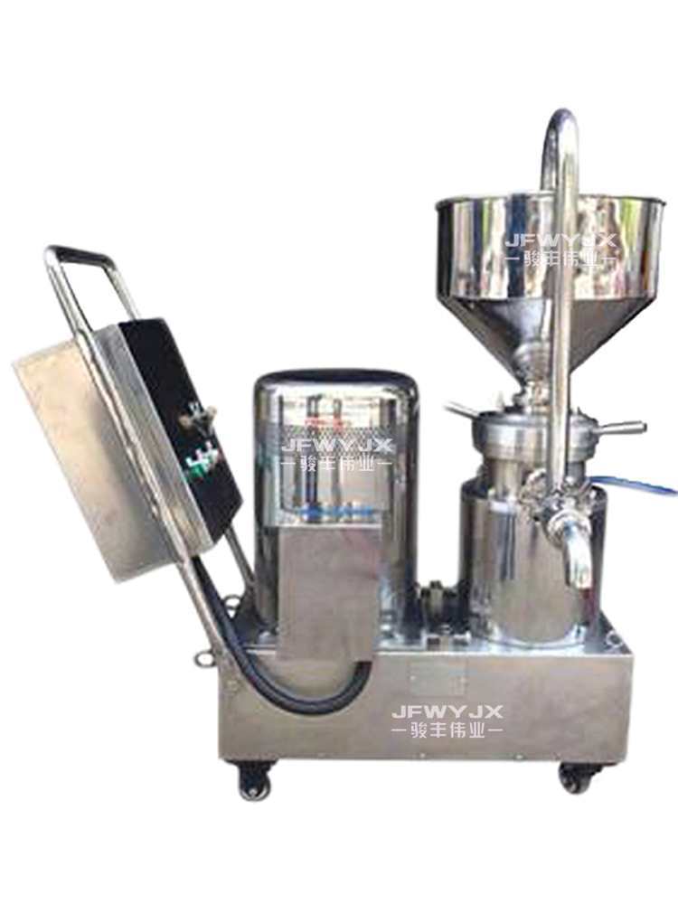 移动式不锈钢卫生级分体式胶磨机 玉米浆研磨机 豆浆果汁胶体磨机