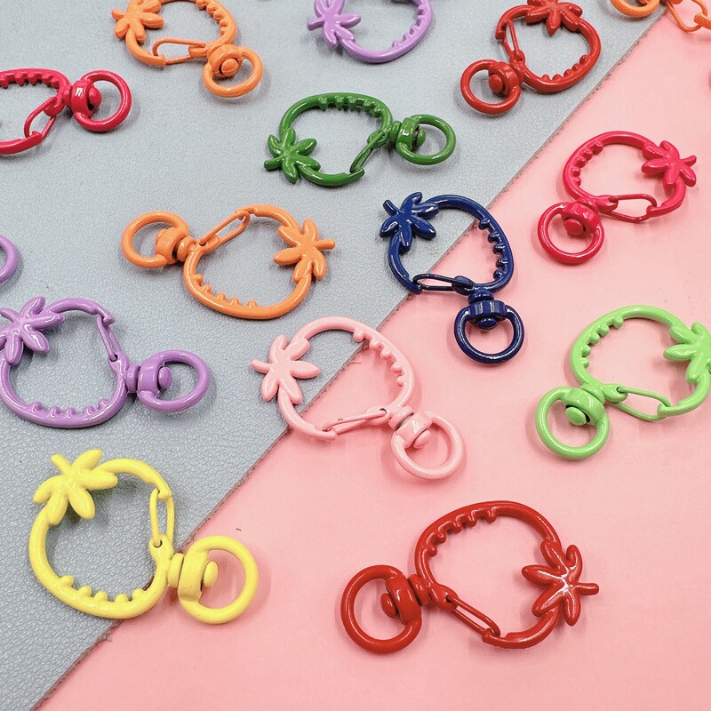 Baking Paint Color Strawberry Keychain Spray Paint Lobster Buckle Dog Buckle DIY Handmade Jewelry Buckle Jewelry Accessories Pendant Baking Paint Color Strawberry Keychain Spray Paint Lobster Buckle Dog Buckle DIY Handmade Jewelry Buckle Jewelry Accessories Pendant