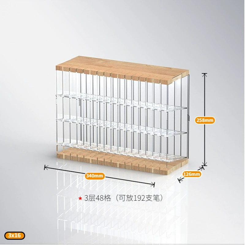 Acrylic marker, storage system, stand, capacious storage box