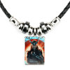 Marvel Movie Loki Loki Rocky Balls Pearl Neckpiece Skin Rope woven hip -hop personal necklace black gallstone jewelry