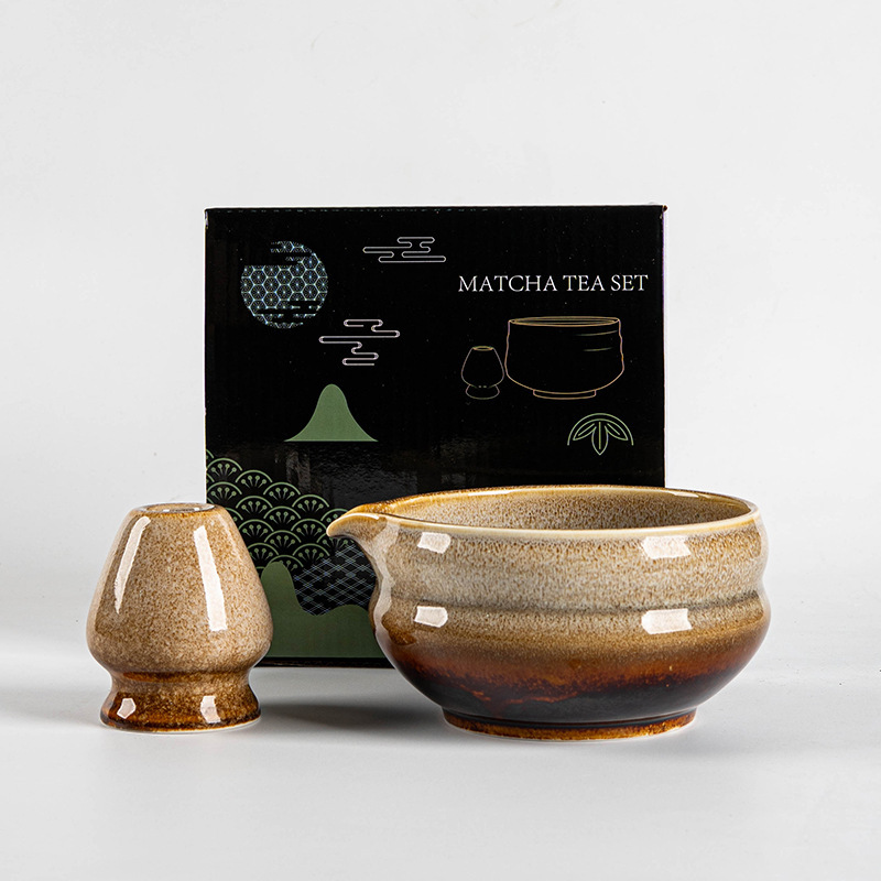 窑变抹茶抹茶碗陶瓷日式搅拌器套装烟灰缸家用防风时尚跨境工具|undefined