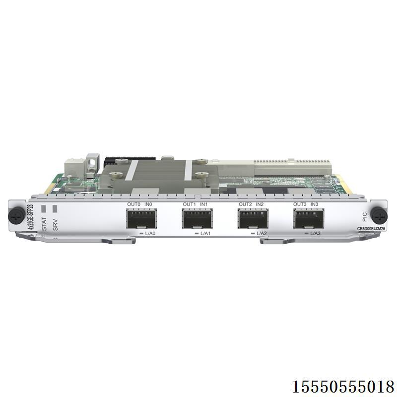 CR5D00E4XM25 (4端口25GE(SFP28)/10GE(SFP+)MACsec卡 03033BLK