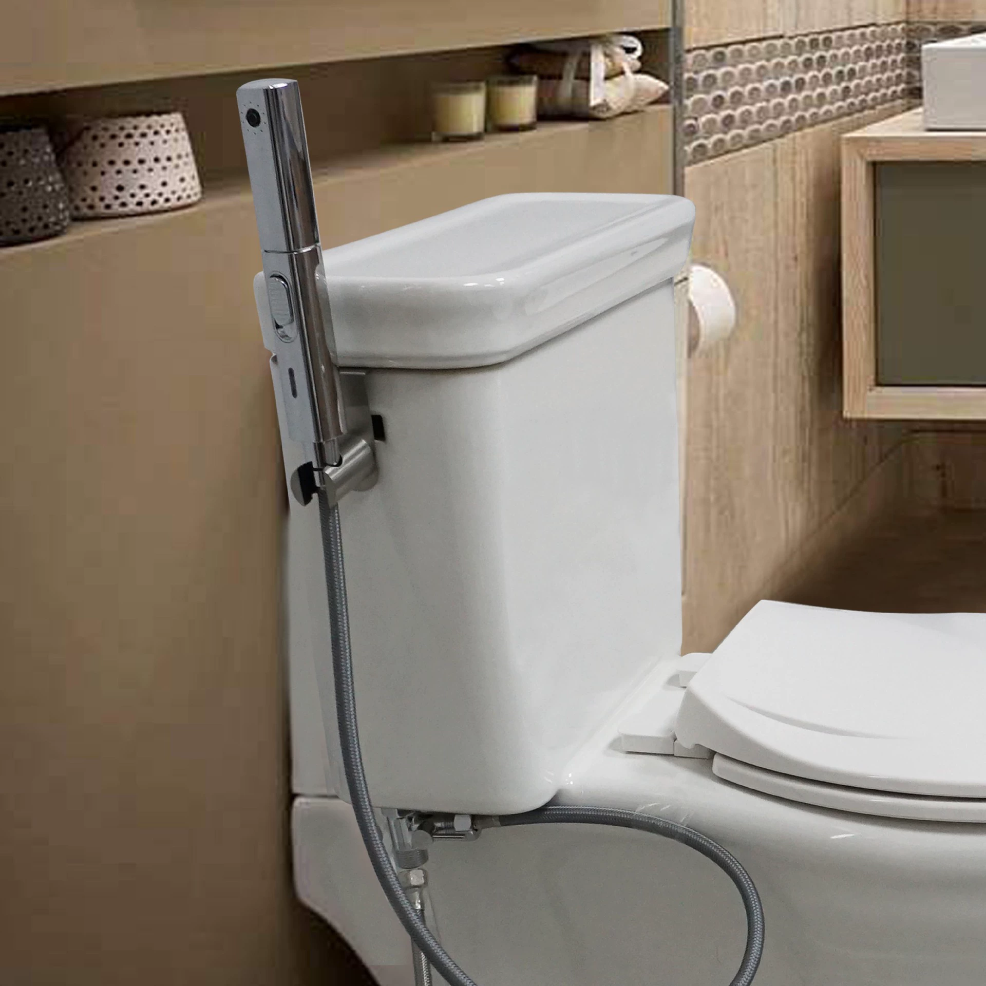 Новый пистолет-распылитель для унитаза многофункциональная насадка для мытья бедер умный очиститель крышки унитаза