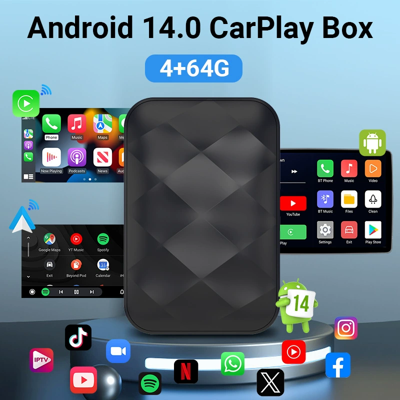 Проводной адаптер Android Auto для навигации по видеорежиму автомобиля, смарт-бокс CarPlay