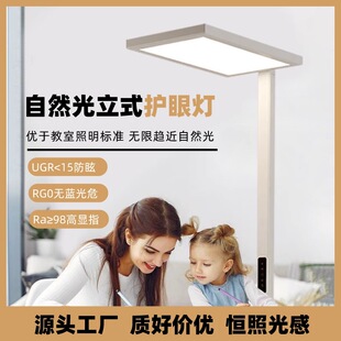 全光谱落地护眼灯立式学习专用台灯儿童房卧室书桌阅读钢琴大路灯-阿里巴巴