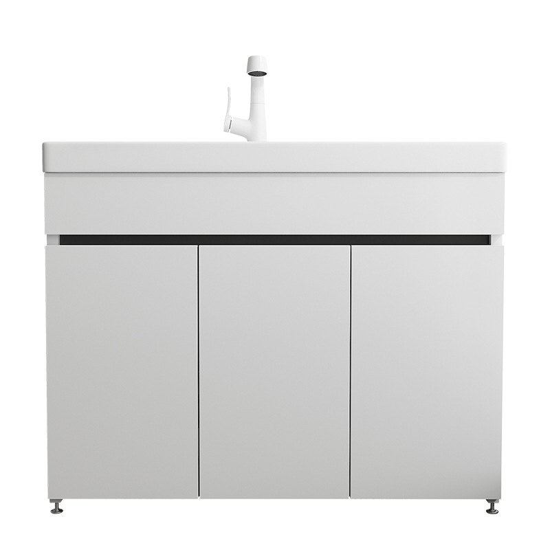 lavabo de terraza con tabla de fricción lavabo de piedra de cuarzo gabinete todo en uno lavabo de piso al aire libre profundizar lavabo de mesa