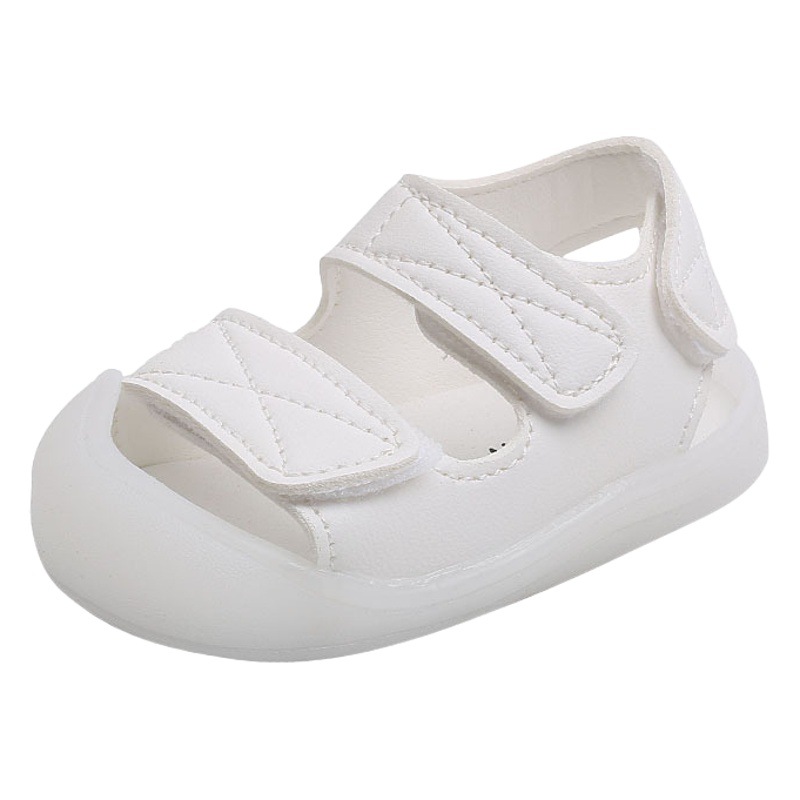 Verano nuevas sandalias de Bebé Zapatos de bebé de los niños zapatos de playa de Velcro cerrado toe inferior suave niñas zapatos de niño