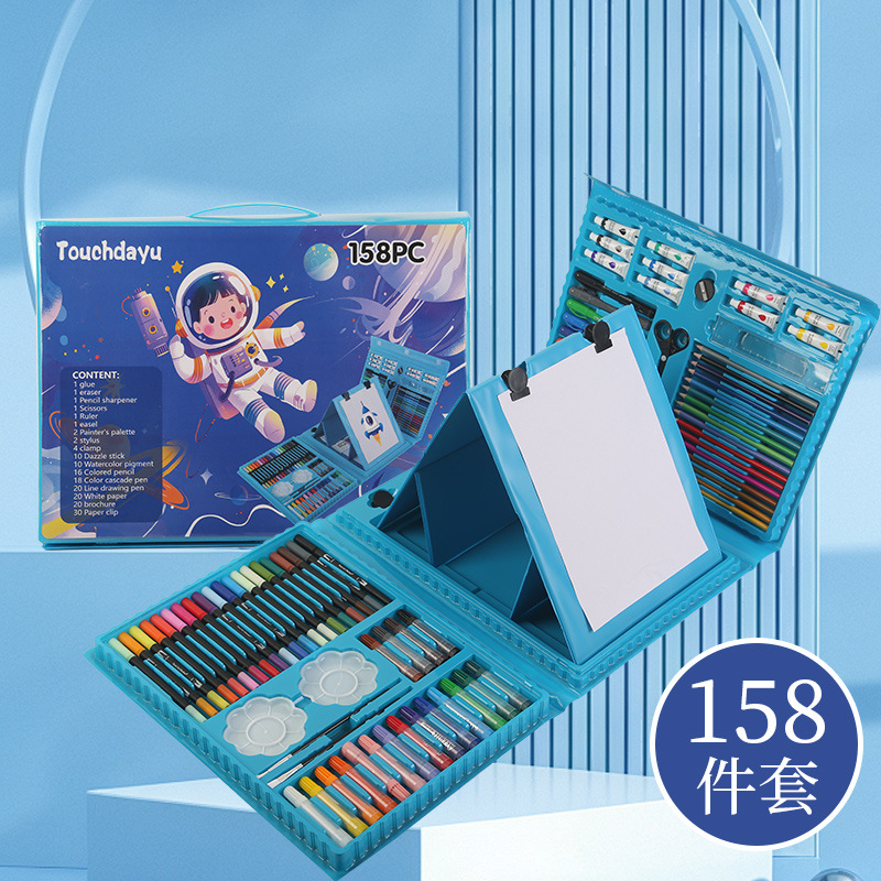158 pinceles de astronautas 1 de junio día de los niños pinceles de papelería de pintura regalos set al por mayor