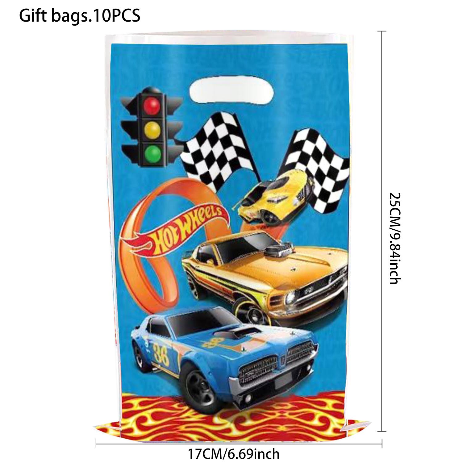 Amazon Hot Sale Hot Wheel Racing Theme Party Party cubiertos bandejas de papel tazas de papel bandejas de tracción