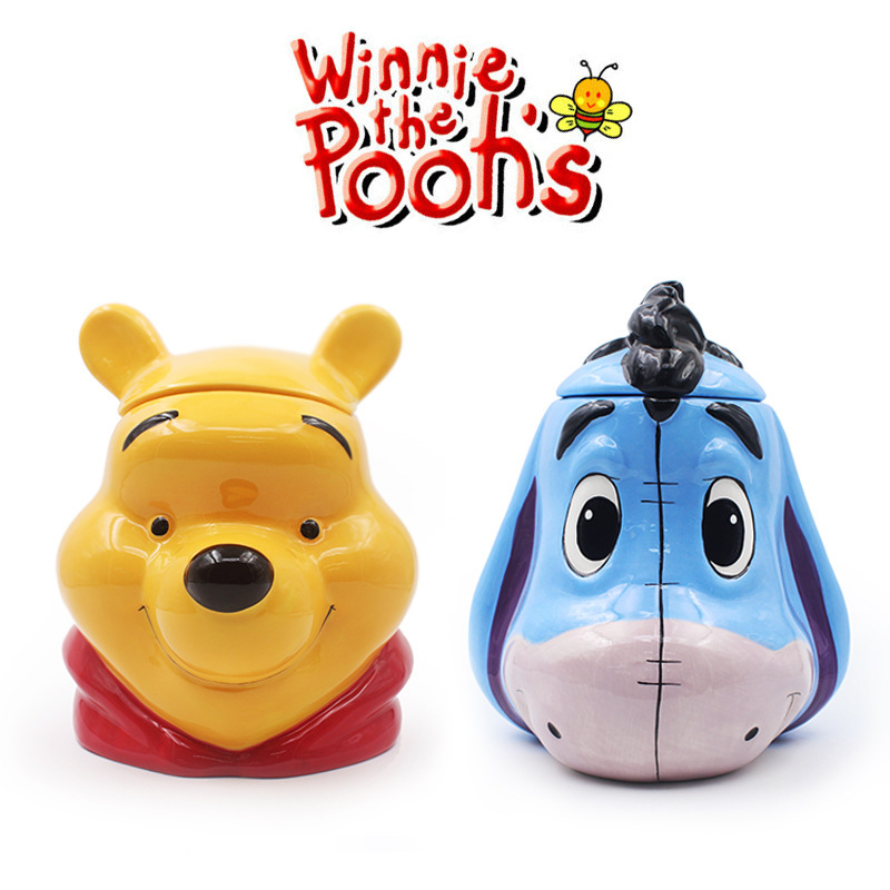 Winnie the Pooh almacenamiento tarjeta de galletas de orejas tarjeta de almacenamiento de gran capacidad de dibujos animados 3D tarjeta Winnie the Pooh