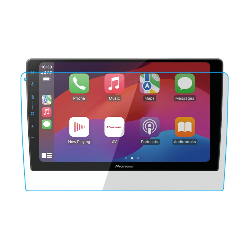 Toyota, modified protective screen, light panel for navigator, Android 9, 9 inch