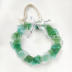 国境を越えた新製品の海ガラス花輪Sea grass wreathsea grassクリスマスツリー