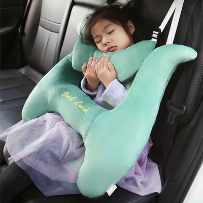 Seat Belt Rear Seat – Headrest - children-sleep-dinosaur-pillow-6048cm