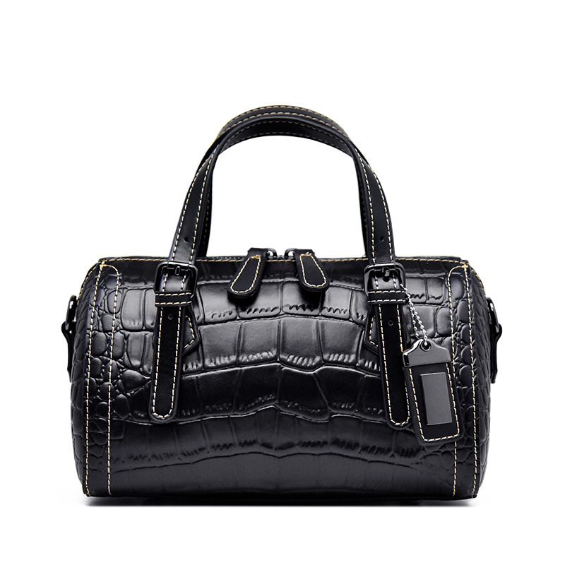 クロコダイル柄2025年新作ミニバッグ ショルダーバッグ ピローバッグ 本革ハンドバッグ レディースバッグ 人気 本革レディースバッグ ボストンバッグ