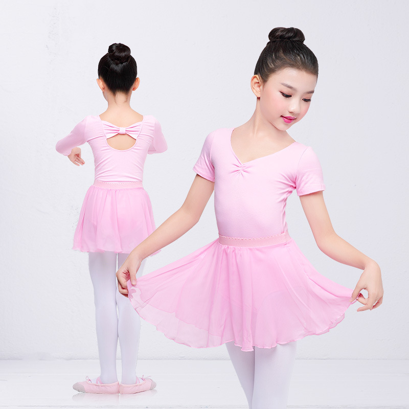 Ropa de baile para niños práctica de primavera para niñas danza moderna Ballet de manga larga traje de mono de baile chino para niñas