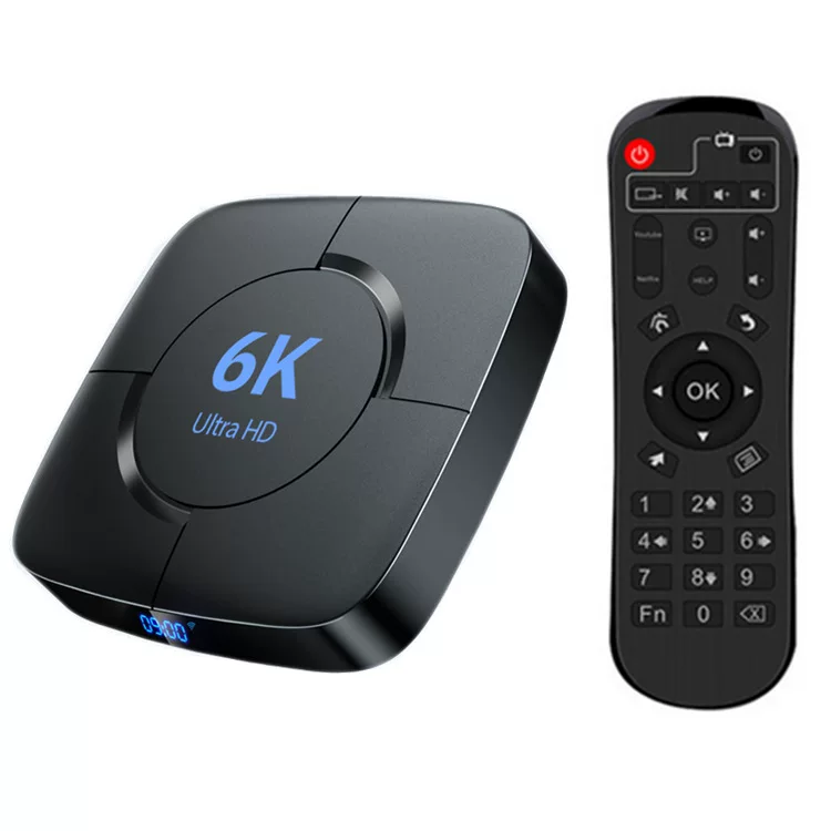 6K ТВ-приставка 4GB/64GB Allwinner H618, двухдиапазонный Android 12.0, Bluetooth, HD