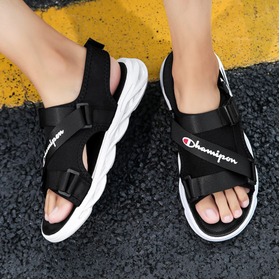Cross-border explosions men's sandals summer fashion Korean outdoor trend all-match sports boys breathable beach sandals