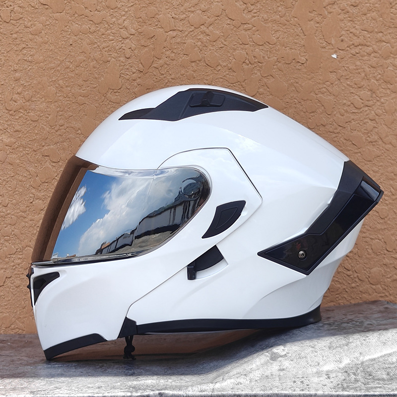Orz nuevo casco de motocicleta casco para hombre casco para mujer locomotora casco completo Xia 3C certificado doble lente cuatro estaciones universal