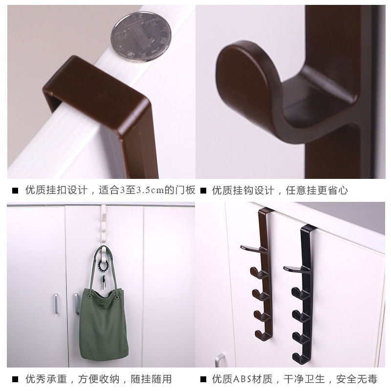 Puerta del armario Puerta del armario Gancho de la puerta Puerta de perforación libre detrás de la puerta