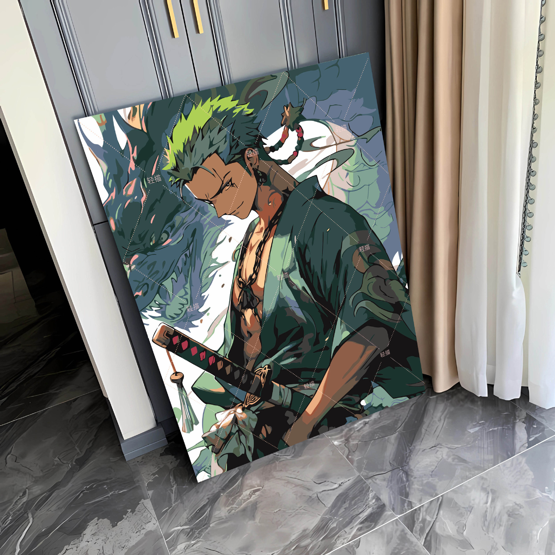 Digital Oil Painting diy Handmade Color Filling High Color Value Decompression Cartoon Animation Zero Basic Color Filling Painting Decorative Painting