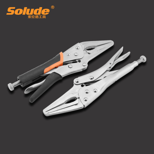 Solund nickel-plated 7-inch 9-inch multi-purpose heavy-duty needle-nosed pliers