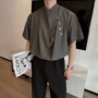 不规则男女短袖夏季衬衣