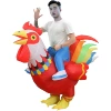 Flower body red collar rooster children 80-110cm
