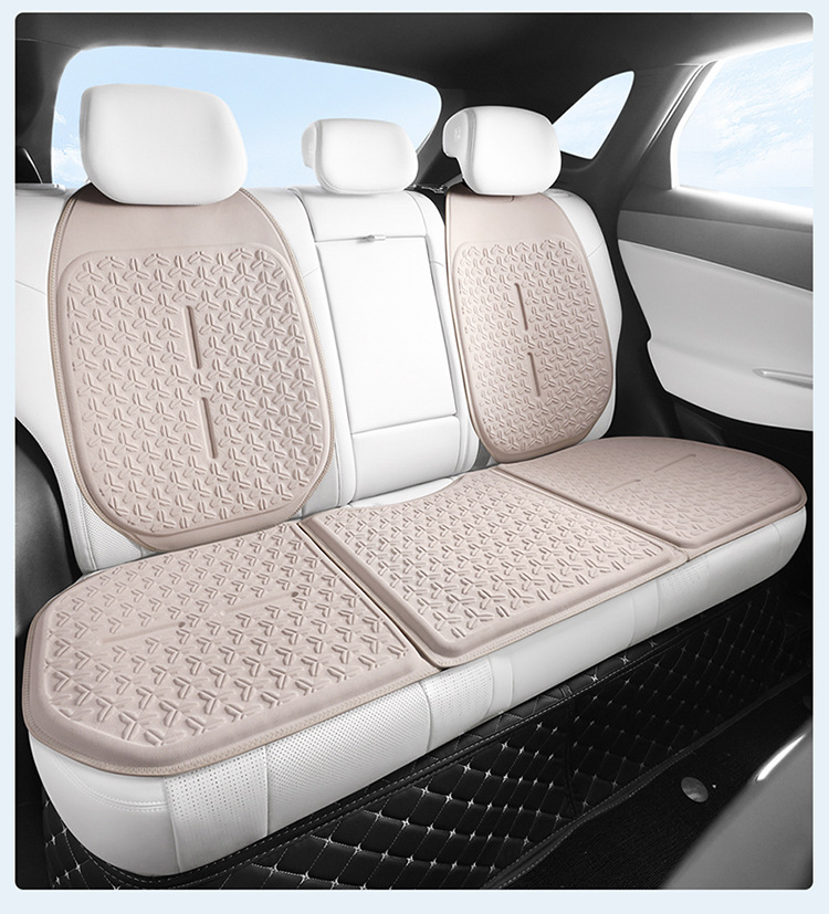 Honeycomb Car Seat Cushion, Universal for All Seasons, Summer Cooling Cushion, Breathable and Ventilated Seat Backrest, Light Luxury Cold Gel Driver's Seat
