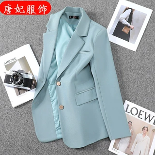 黑色西装外套女2025新款秋季小个子休闲宽松大码高级女士西服上衣