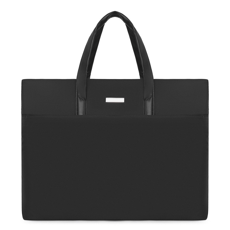Bolso de mano de hombre transfronterizo de gran capacidad portátil con cremallera archivos bolso de computadora de viaje de negocios bolso de ocio