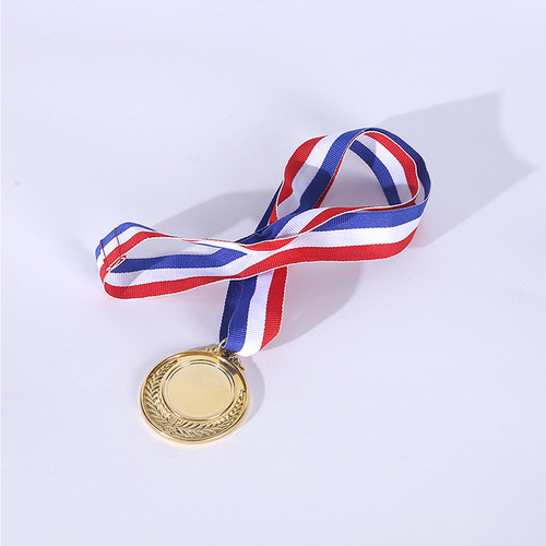 Customizable blank heat transfer aluminum medal marathon metal paint competition award medal sports event