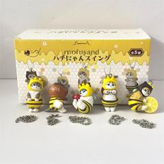 クロスボーダー新製品かわいい猫猫福サンディ COS リトルビーキャットサメペンダントブラインドボックスバッグペンダントキーホルダー