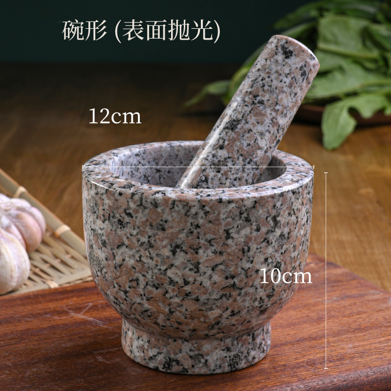 Molinillo de ajo, mortero de piedra natural, molinillo, machacador de piedra, mortero de ajo, pelador de ajo, gadget de cocina, prensa de ajo