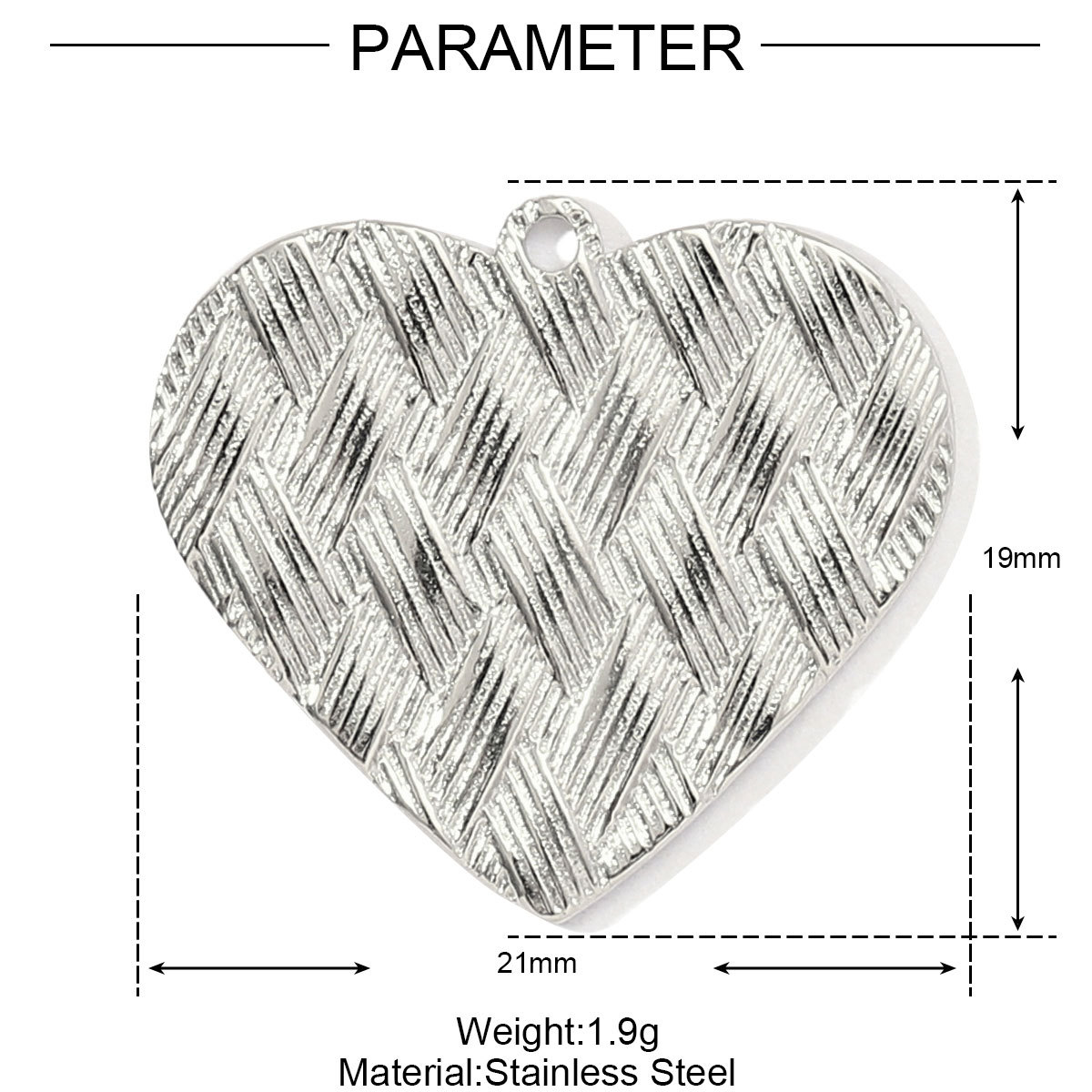 10g Weight Pendant Jewelry Making Type DIY Ornament Accessories Classification 3 PCS/Package Quantity 304 Stainless Steel Material Four Leaf Clover, Cherry, Heart Shape Pattern All Seasons Season Polished Finish Plating Design Vintage Style Style 3 PCS/Package 304 Stainless Steel Four Leaf Clover Cherry Heart Shape Polished Pendant DIY Ornament Accessories 10