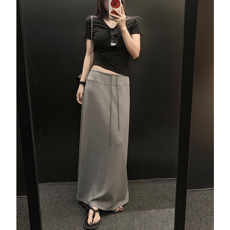 "Jelly Skirt" Is a Super Comfortable Tencel Cotton Skirt with Slits and Long Skirts for Women. Summer Draped Slimming Look Skirt "Jelly Skirt" Is a Super Comfortable Tencel Cotton Skirt with Slits and Long Skirts for Women. Summer Draped Slimming Look Skirt
