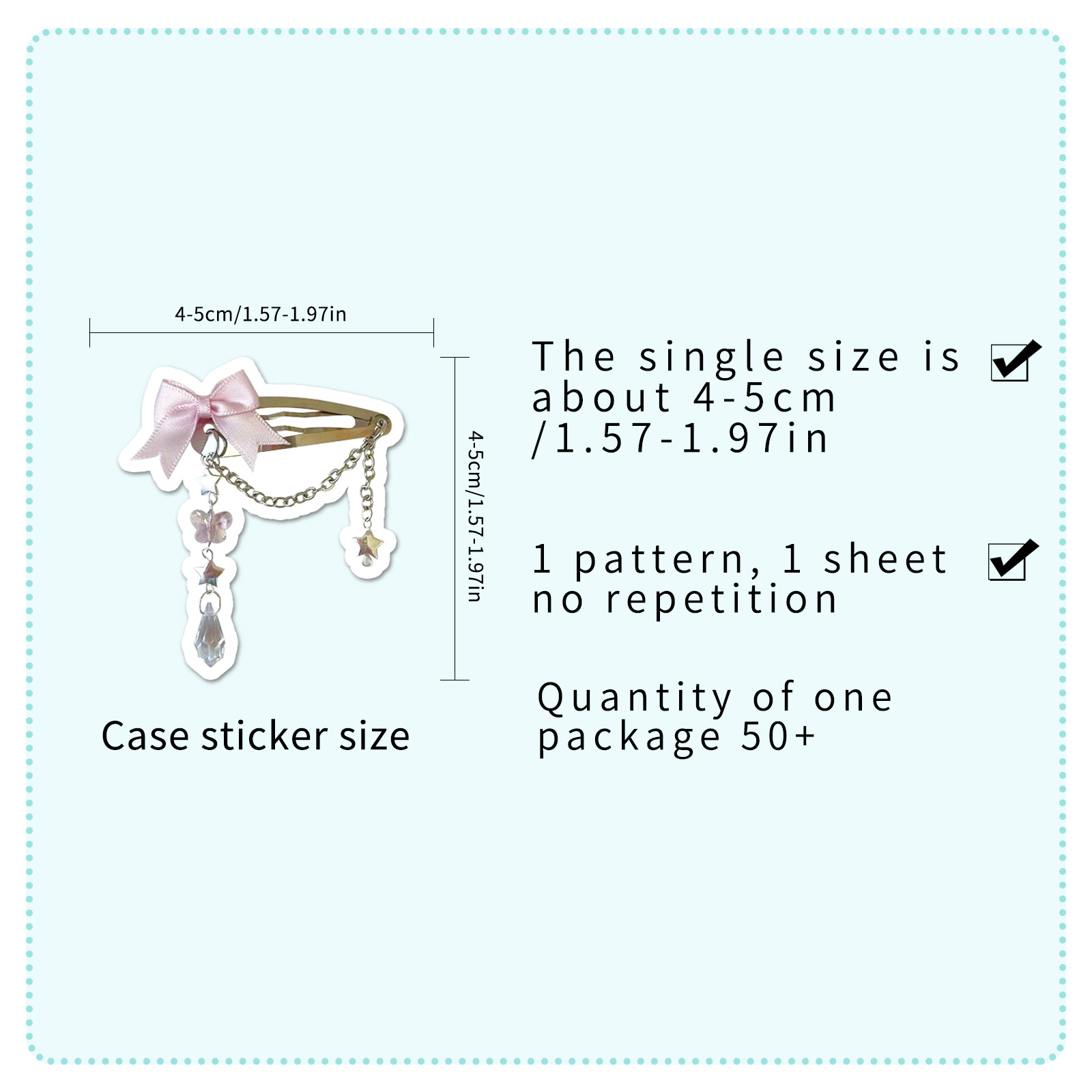 20g Weight Stickers Stationery Type 1 Set Cake School Graduation PVC Self-adhesive Princess Cute Stickers