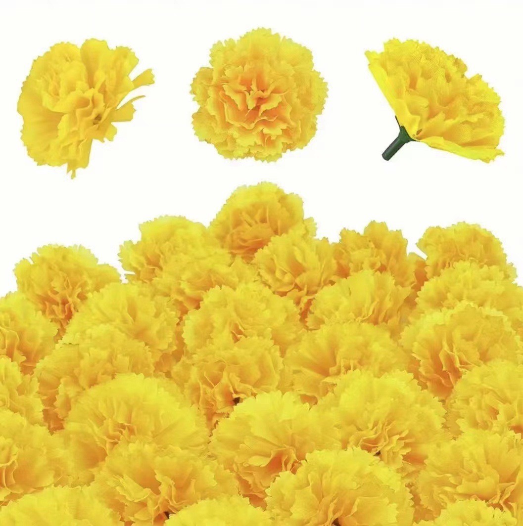 Decoración de Halloween de calendula mexicana de día de muertos guirlandas accesorios claveles guirlandas DIY props de Halloween