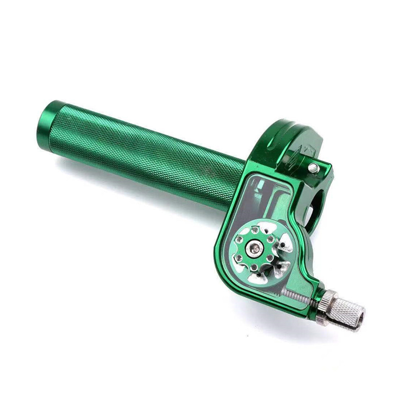 Suministro de accesorios de motocicleta todoterreno CNC ajustable acelerador base manual visual acelerador transfronterizo