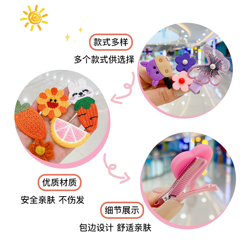 Clip de verano Corea del Sur lindo traje roto horquilla Accesorios para el cabello para niños