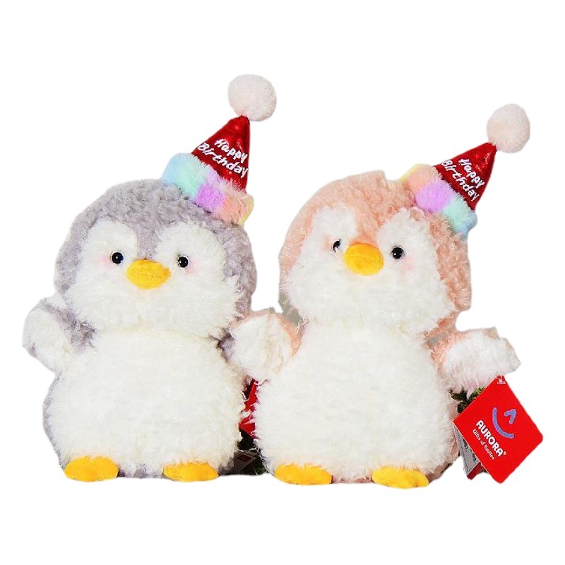 Lindo ulura cumpleaños pingüino muñeca juguete de peluche Navidad decoración regalo femenino al por mayor