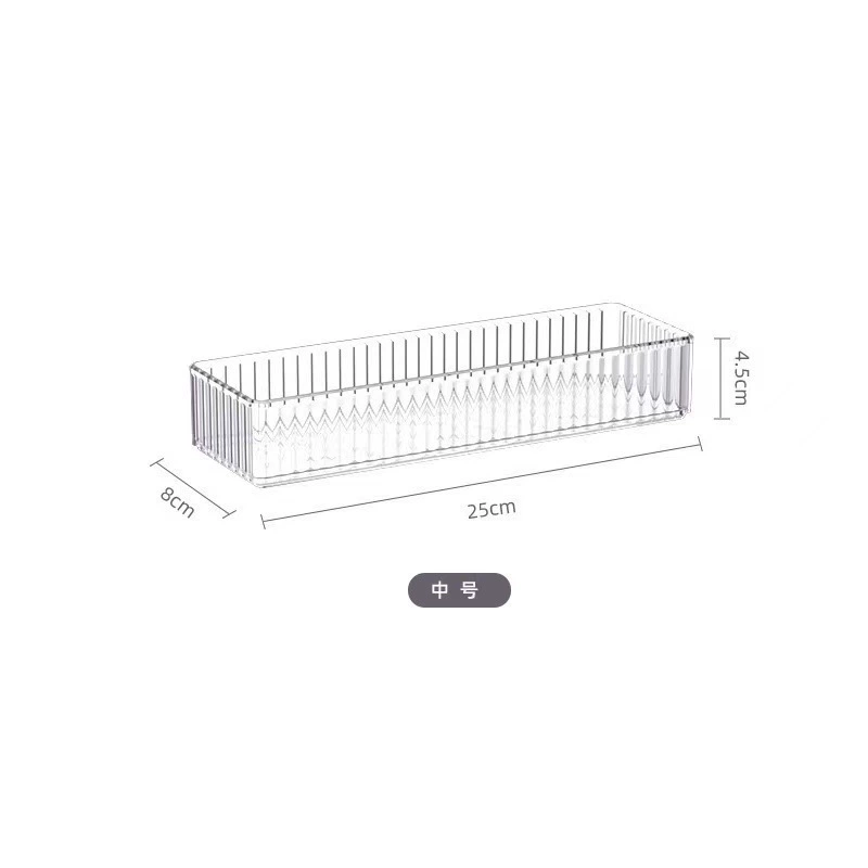 Acrylic Cosmetic Storage Box, Transparent Drawer Organizer, Multiple Sizes & Sets