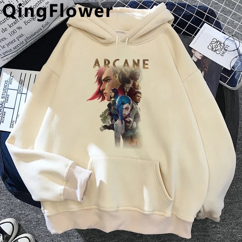 Arcane Jinx Hoodies Male Overseas Setwear Men Hoody Sweatsh
